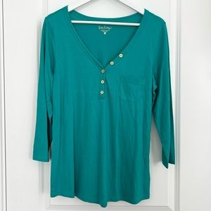 Lilly Pulitzer Palmetto 3/4 Sleeve Top